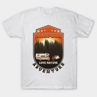 RV Camping vintage funny quote, funny retro RV camping T-Shirt